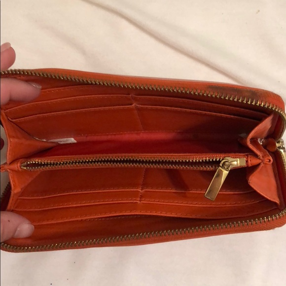 Orange Tory Burch Wallet - Picture 2 of 3